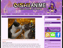 Tablet Screenshot of oishiianime.com